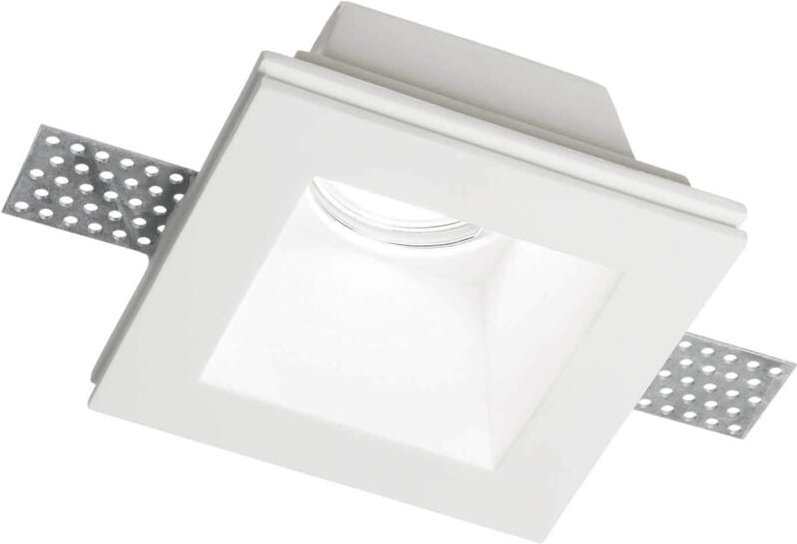 Ideal Lux - Samba - 1 Light Square Einbaustrahler Weiß, GU10