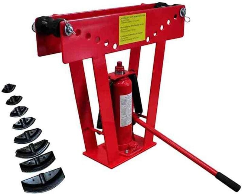 Rohrbiegemaschine 16 t Hydraulisch mit 8 Matrizen - Vidaxl