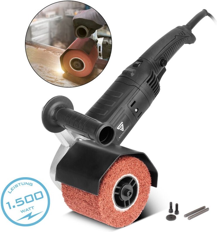 Satiniermaschine SM-1500 st mit 1.500 w Leistung und 600 - 3.200 U/min - Stahlwerk