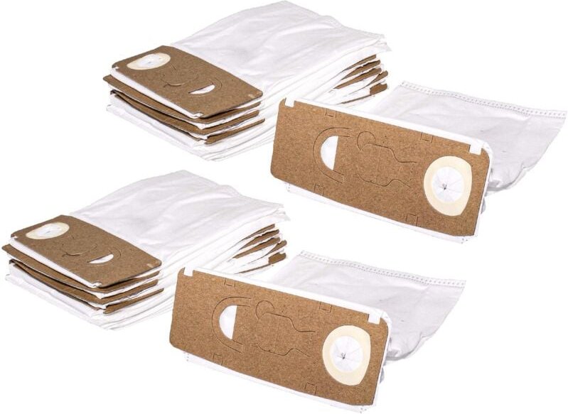 vhbw 20x Staubsaugerbeutel Ersatz für Vorwerk FP 131 für Staubsauger - Mikrovlies, 31cm x 22cm, Weiß