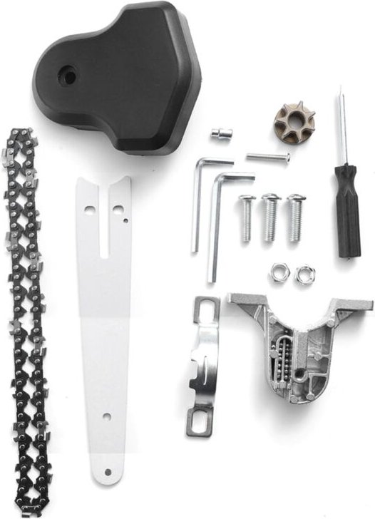 Tlily - Winkelschleifer auf Kettensäge Modifiziertes Transferset Adapter Kettensäge 4 Zoll