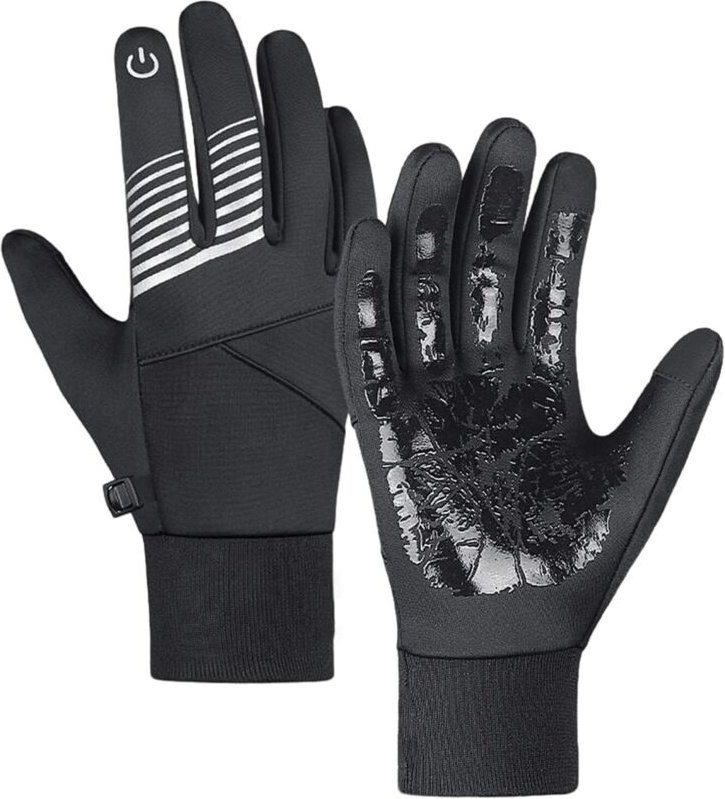 Wasserdichte Winterhandschuhe, Touchscreen-kompatible wasserdichte Schneehandschuhe, rutschfeste Fäustlinge für Damen un...