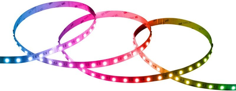 Efectoled - LED-Streifen 12V rgbw smd 60 LED/m 5m 10W/m Breite 12mm Schnitt 5cm IP20 rgbw