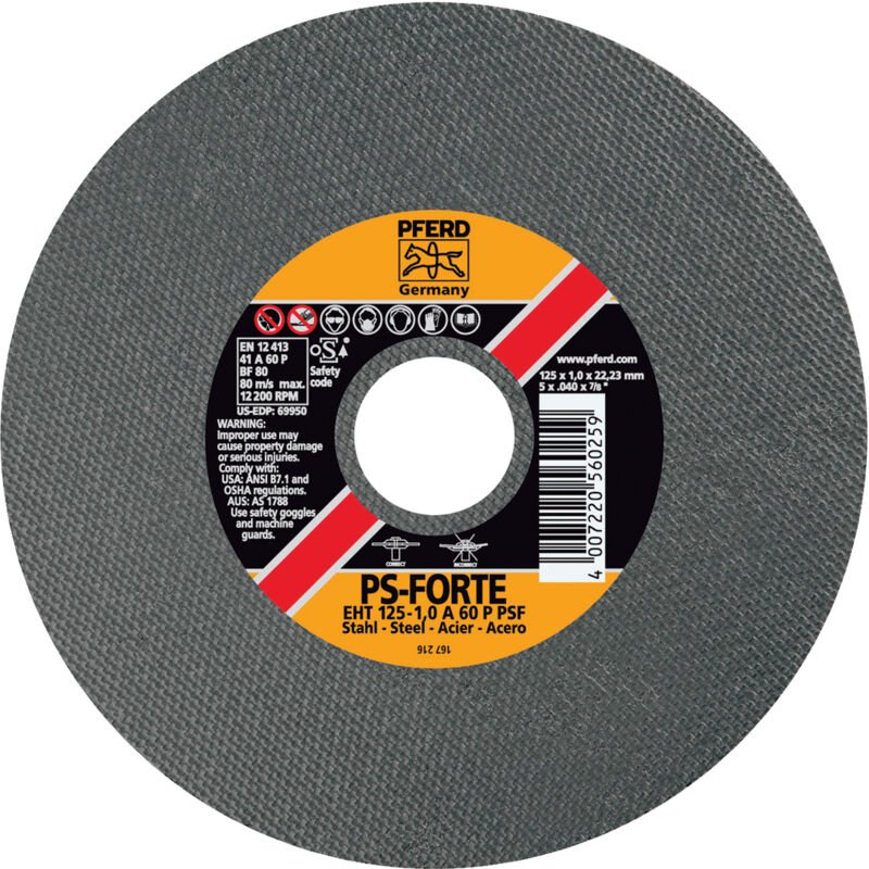 Trennscheibe Eht 115-1,0 Psf Steel - Pferd