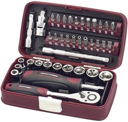 1/4 Steckschlüsselsatz 38-teilig Kraftwerk 99073