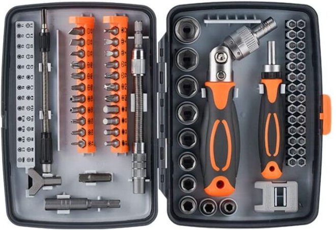 68-teiliges Präzisions-Schraubendreher-Set aus Chromstahl für Laptops, Mobiltelefone, Computer, Uhren, Spielekonsolen un...