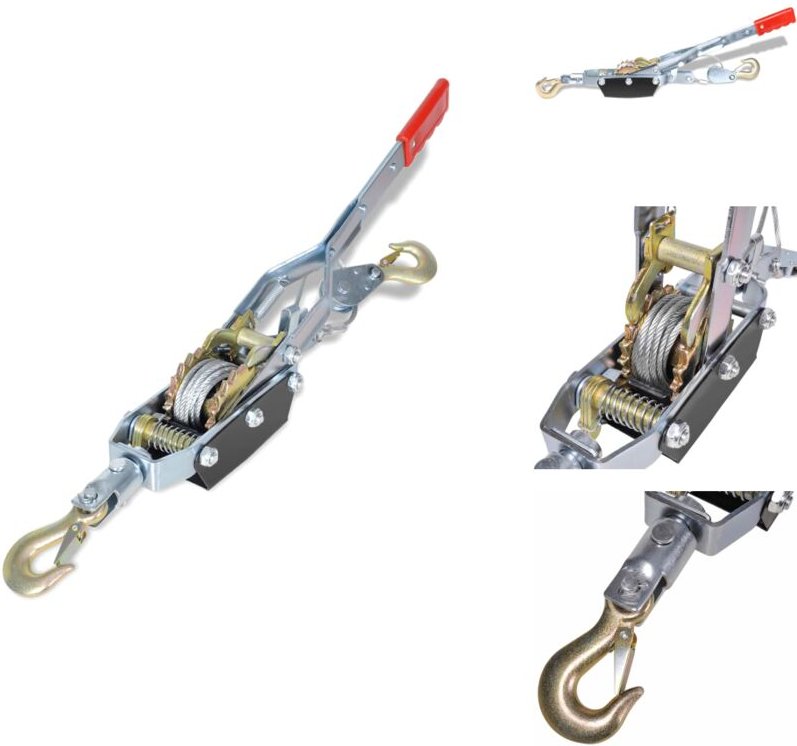 Seilzug 1815 kg mit zwei Gängen - Seilzüge - Handseilzug - Hebezug - Seilwinde