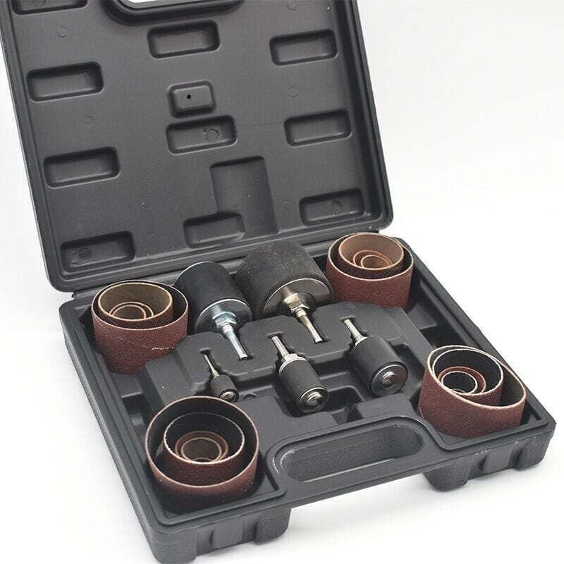 25 Stück Schleifhülsen, Schleifrollen, Schleifpapier, Schleifspitzen für Schleifmaschinen