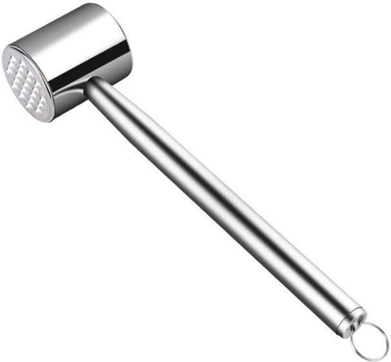 Vtizikl Maillet à viande en acier inoxydable 304, maillet de cuisine et ménager, maillet professionnel -- Maillet à vian...