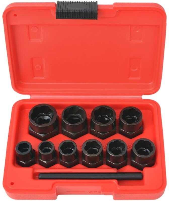 11tlg. Schraubenausdreher-Set für beschädigte Schrauben/Muttern Vidaxl