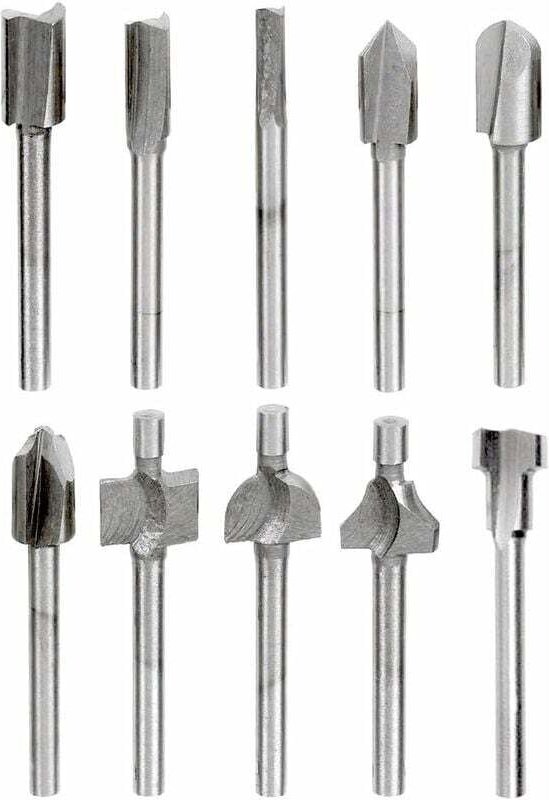 10 stücke 3mm 1/8 'Mini Schaft hss Carpenter Router Bits Holzbearbeitung Fräser Für Dremel Foredom Dreh Werkzeug