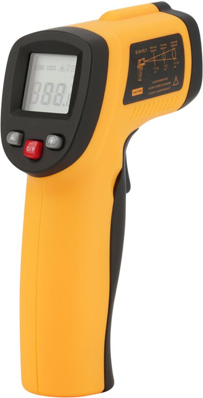 GM550 Kontakt-Infrarot-Thermometer (nicht digital) mit Lasertemperaturanzeige