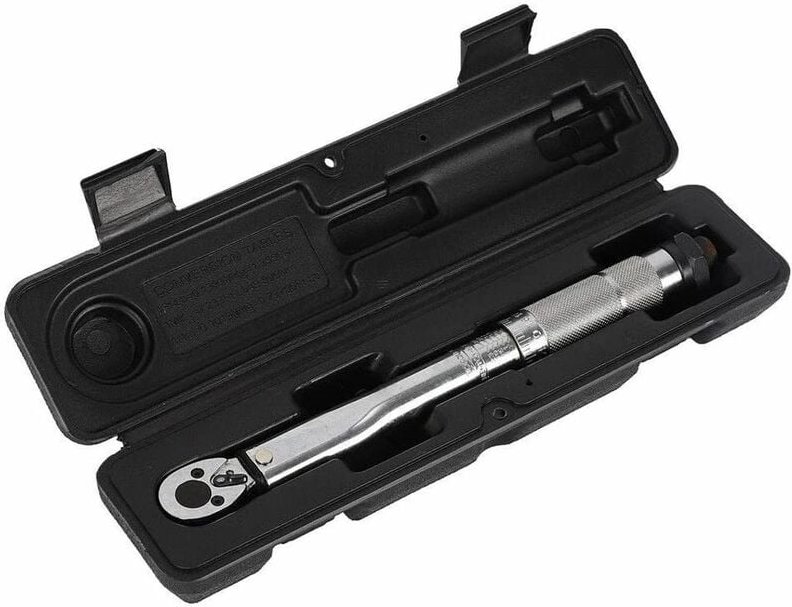Mumu - Drehmomentschlüssel 1/4 Auto 5-25 Nm Reifenwechsel Fahrrad Motorrad Fahrrad Drehmomentschlüssel Reparaturwerkzeug...