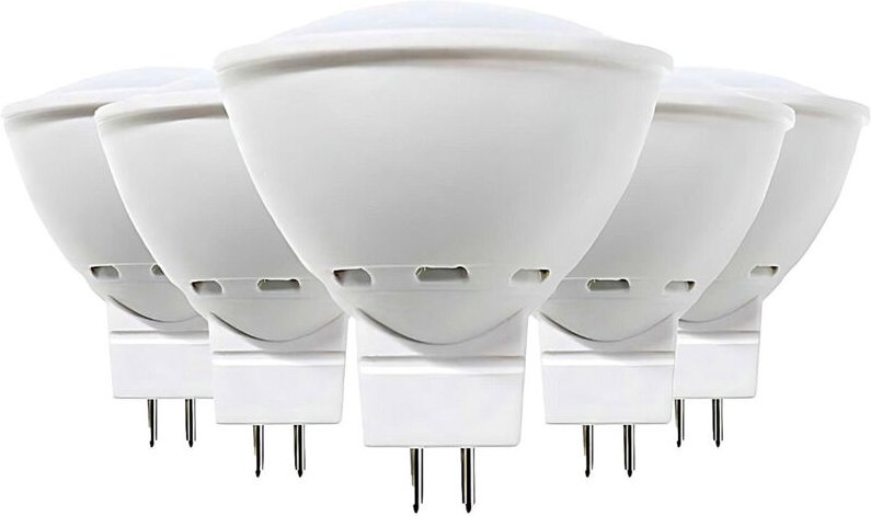 O91 - 5er-Pack LED-Strahlerlampen GU5.3 6W Equi.50W 540lm 3000K 15000H Primer Leader