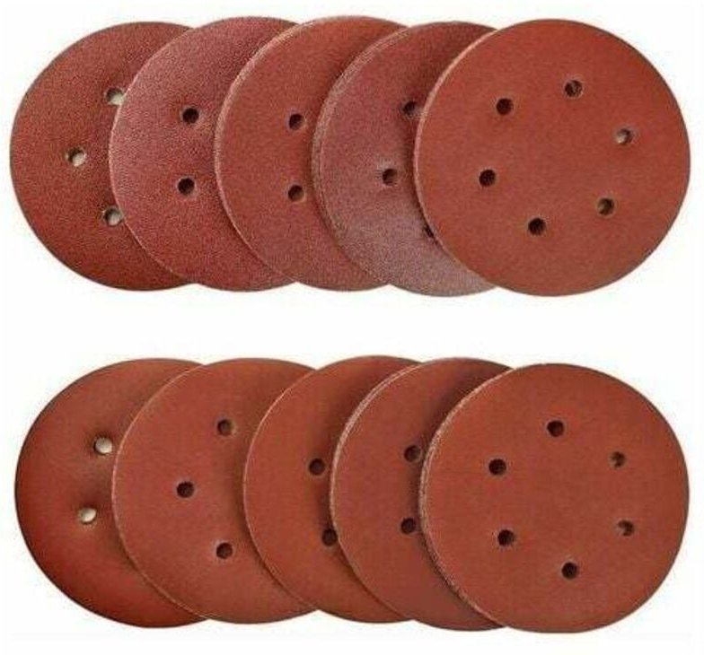 100 Stück 150 mm Schleifscheiben, Schleifscheiben, Körnung 40/80/120/180/320/600/800/1000/1500/2000, ideal zum Schleifen...