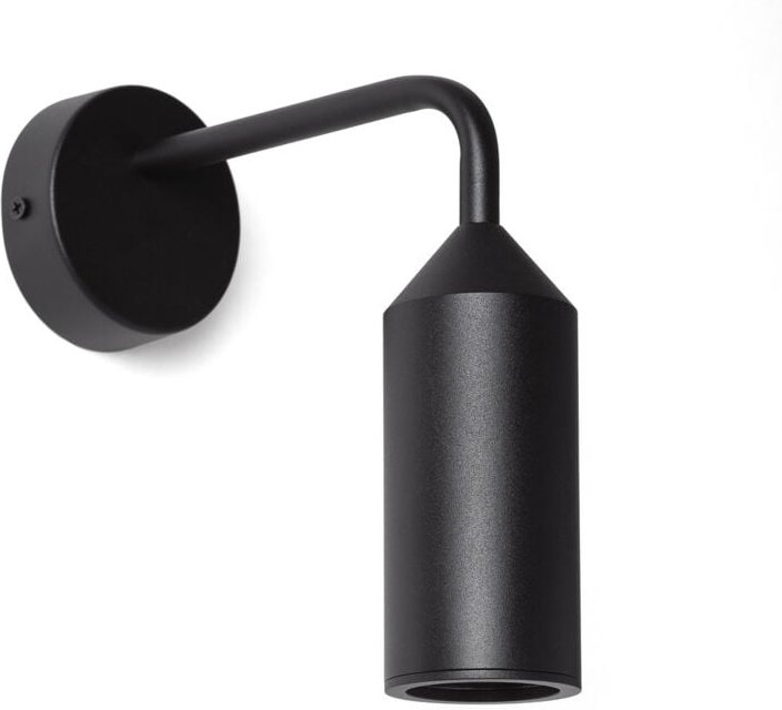 Wandleuchte Außen Aluminium Boukali Schwarz