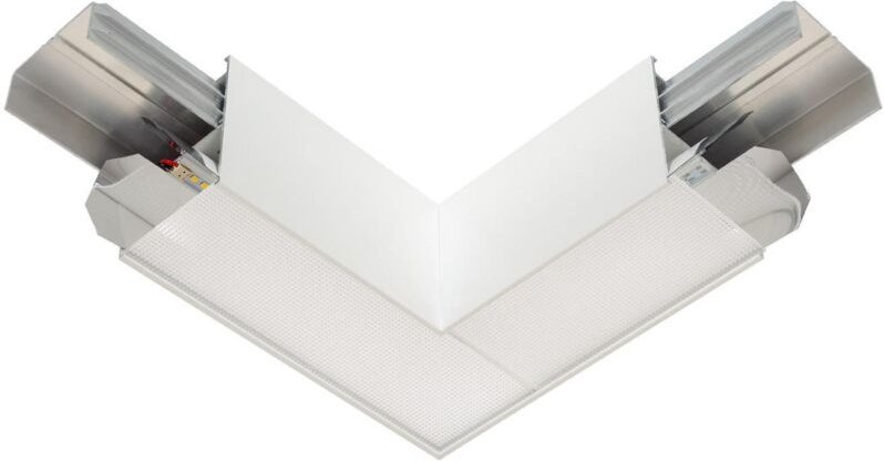 Efectoled - L-Verbindung für led Linearstrahler Turner 8W 6000K Silber Kaltweiß