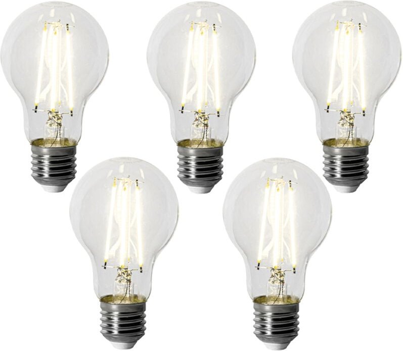 5er-Set E27 Dimmbare LED-Glühbirnen A60 6W 500 lm 4000K