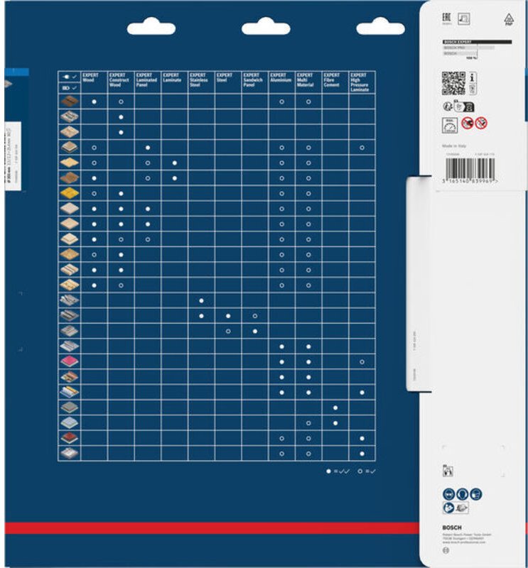Kreissägeblatt Expert for Stainless Steel, 305 x 25,4 x 2,5 x 80 - Bosch