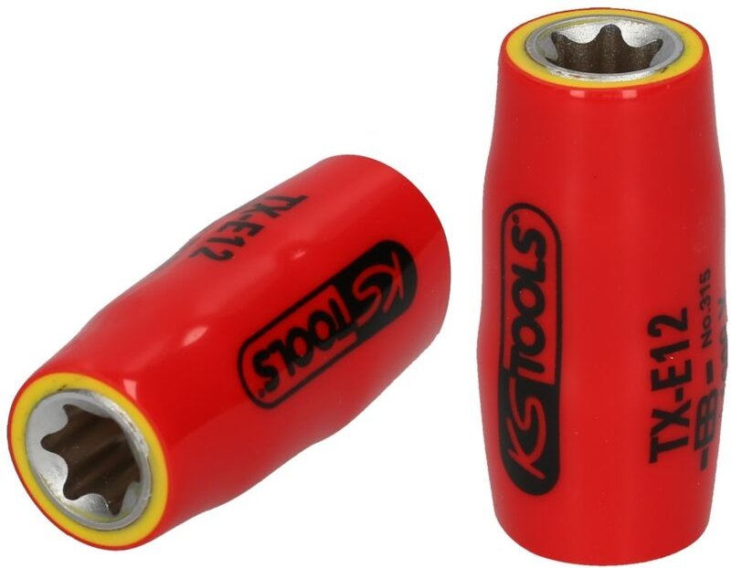 KS Tools 3/8 Torx-E-Stecknuss mit Schutzisolierung, E11