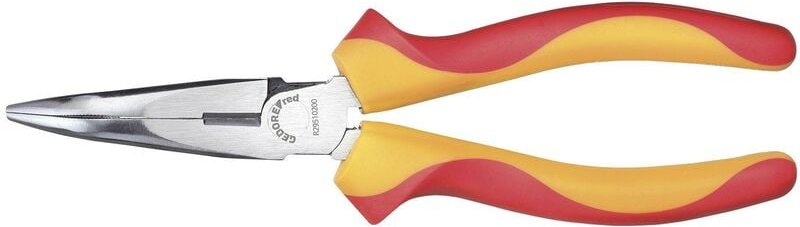 R29510200 VDE-Flachrundzange 200mm 45° 2K-Griff