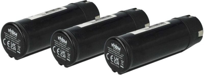 vhbw 3x Akku Ersatz für Ryobi AP4001 für Werkzeug (2000 mAh, Li-Ion, 4 V)