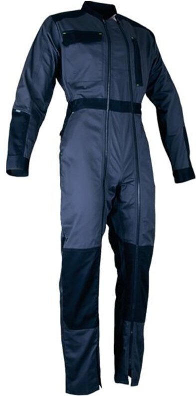 Doppelter Zip-Overall Chlor LMA Dunkelgrau / Schwarz - T1/ t.xs - 4112 t.xs