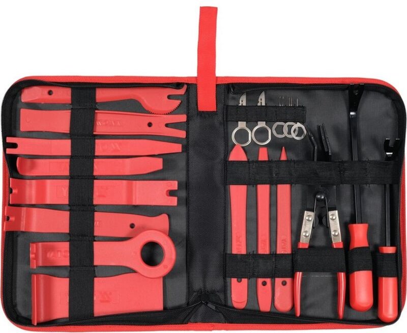 19-teiliges Werkzeugset zum Entfernen von Autopolstern und Radios – YT-08442
