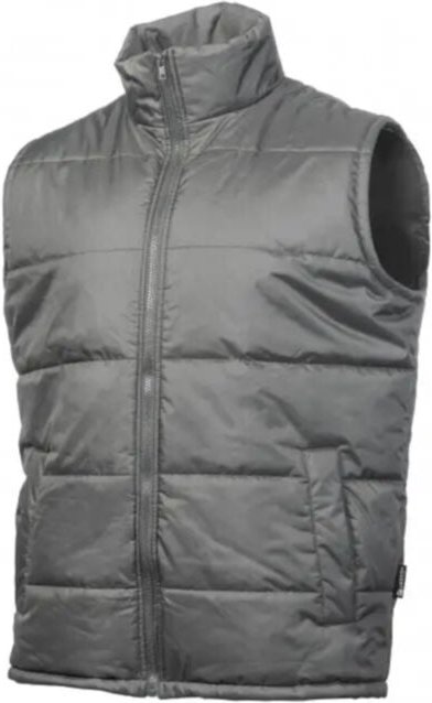 Isolierweste grau Hogert Modell Lemgo, für Industrie und Baugewerbe, mit Wärmeisolierung und komfortablem Design, Größe ...