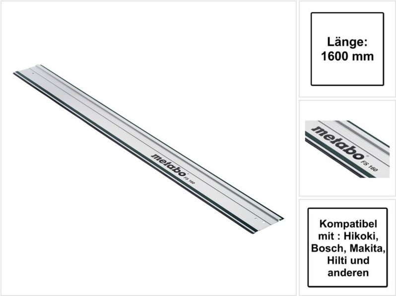 Führungsschiene fs 160, Länge 160 cm (629011000) - Metabo