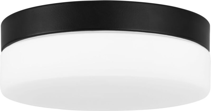 Giro - Plafón de Techo LED para Baño con IP44 con Luz Regulable Cálida 3000K y Neutra 4000K. Color Negro