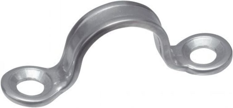 (10er Pack) Gebogenes Flanschstück - Edelstahl A2 45mm