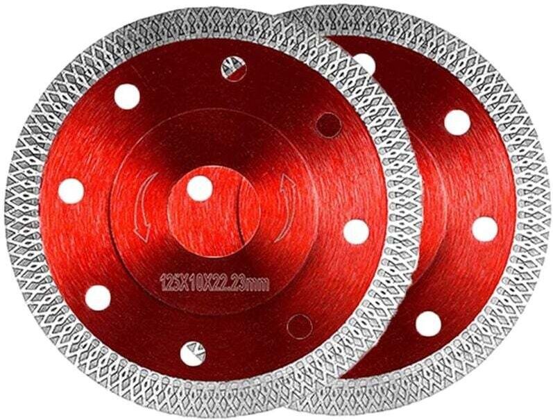 Danté Trennscheibe für Feinsteinzeugfliesen 125 x 22,23 mm für Fliesen, Granit (für Winkelschleifer Ø 125 x 22,23)..DEBU...