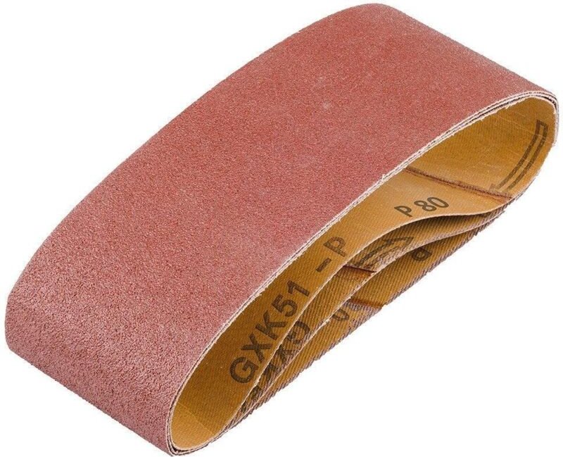 Graphite Buntes Schleifband Set P80 75x457 mm