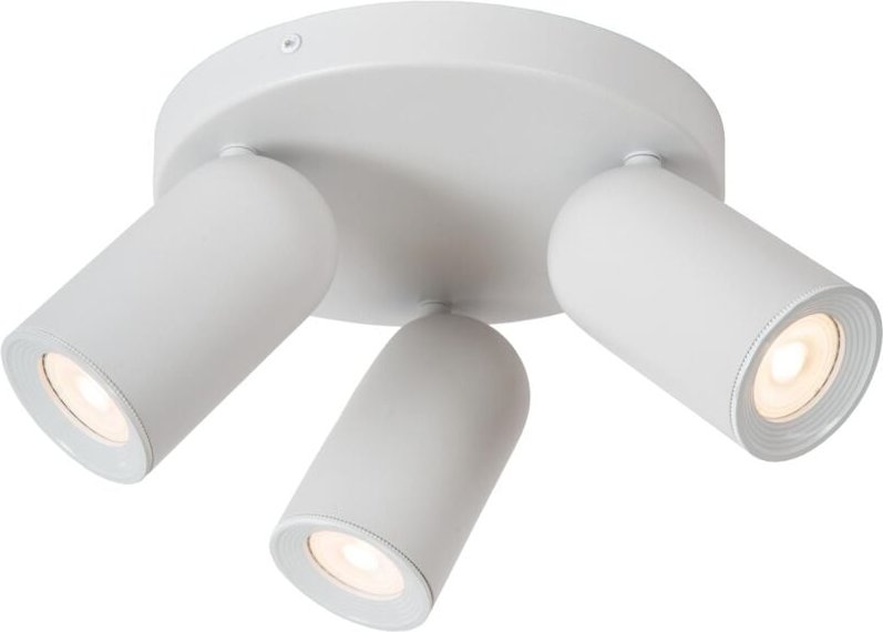 Punch - Deckenstrahler - ø 21 cm - 3xGU10 - Weiß - Lucide