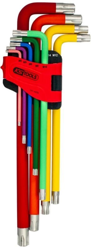 Ks Tools RIBE-Winkelstiftschlüssel-Satz, xl, 9-tlg