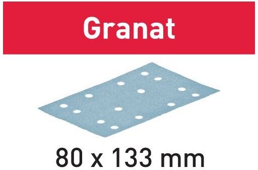 Schleifmittel Granat 80x133 P240 GR/100 - 497124 - Festool