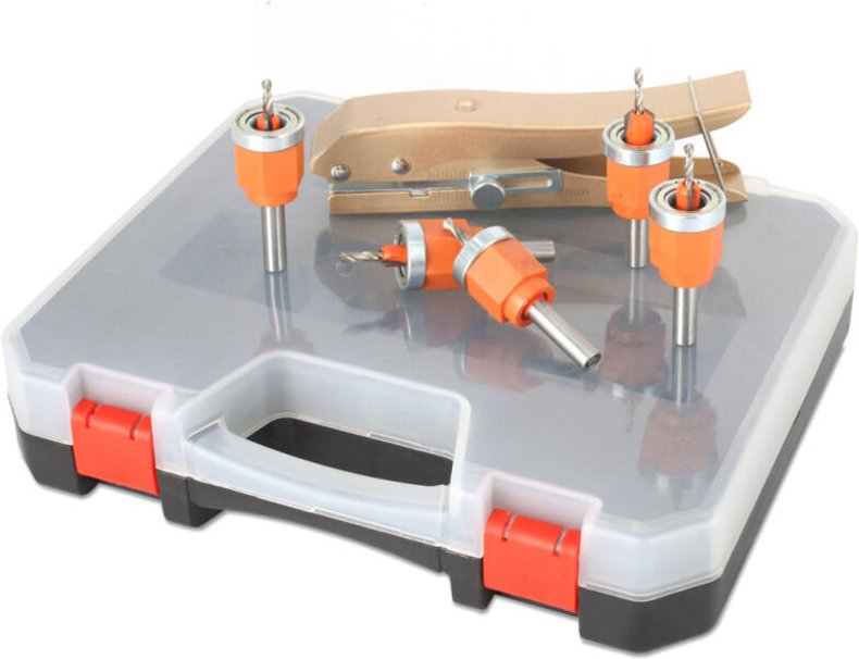 Utensile di foratura per la lavorazione del legno, punta svasatrice, punzone, punta Forstner a profondità regolabile con...