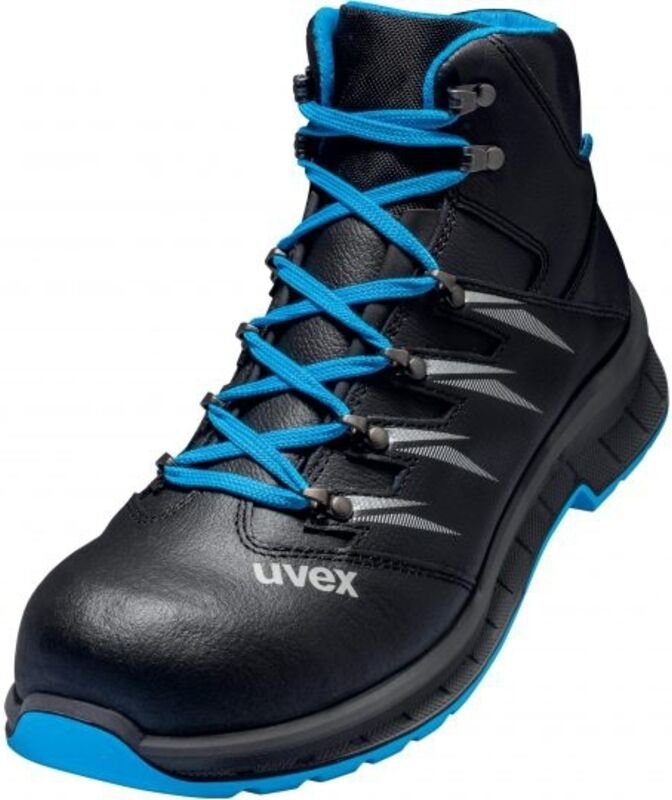 Uvex - 2 trend Sicherheits-Stiefel Gr.38 W11 S2 esd sr schwarz/blau 6935.8