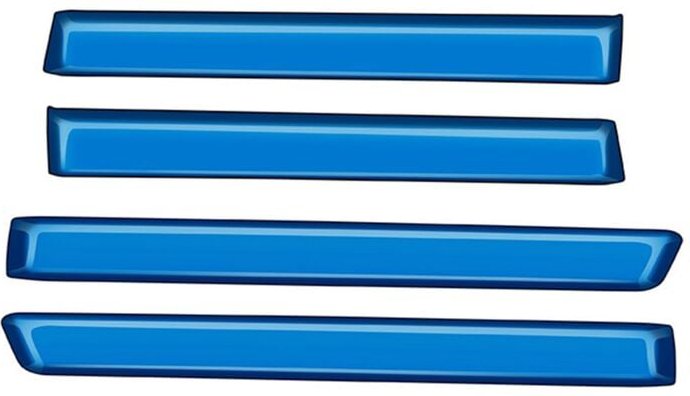 Tlily - Auto Innen Tür Panel Trim Streifen Dekorative Aufkleber für 2024 Zubehör Blau