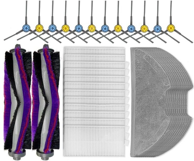 Für M9 / NERE10s E10S Obode A8 Wichtigsten Seite Pinsel Hepa-Filter Mopp Tuch Zubehör Ersatz Teile