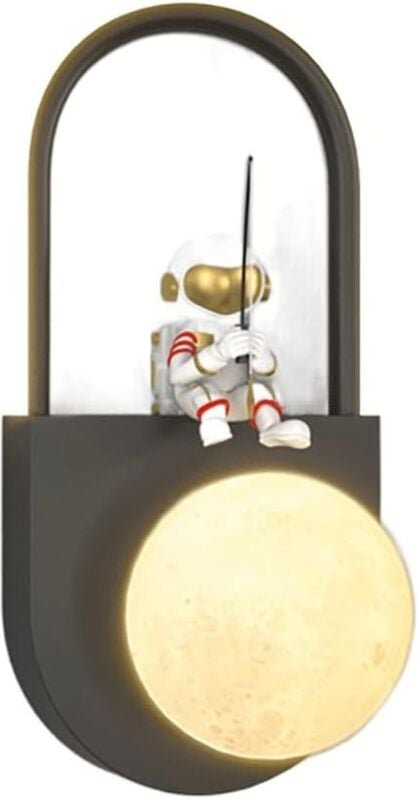 Thumbnail - Moderne LED-Wandleuchte, Nachttisch-Wandlampe, kreative Astronautenbeleuchtung, Wandleuchte für Kinderzimmer, 3 Farbmodi...