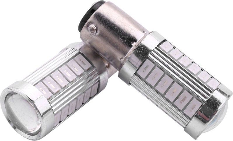 Tlily - 2 stücke Rot 1157 P21/5w Bay15d Super Helle 33 Smd 5630 5730 Led Auto Bremse Lichter Nebel Lampe 21/5w Auto Tagf...