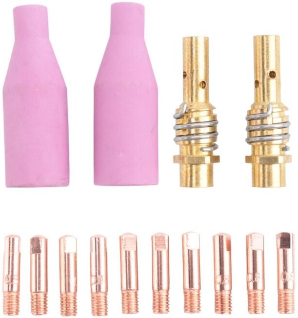14 Stücke MB-15AK Schweißbrenner Verbrauchsmaterial 0,8mm Kontaktspitzen
