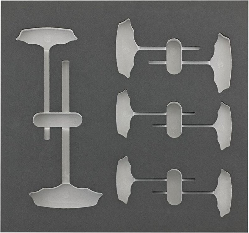 Werkzeugmodul 2/3 leer T-Griff Innensechskant fortis