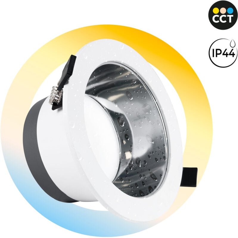 Downlight LED IP44 mit einstellbarer Leistung 10W/15W/20W - CCT