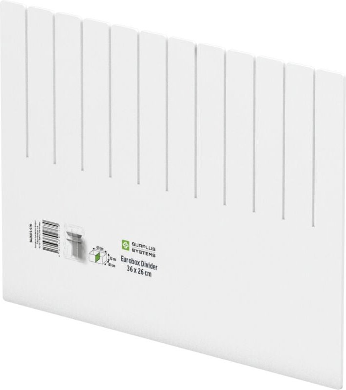 Systems Abtrenner für Eurobox 36 x 26 cm, weiß Boxen, Körbchen & Kisten - Surplus