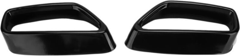 Auspuffendrohrabdeckung in Hochglanzschwarz, 2 Stück, Ersatzteil für 5er G30 G38 2018 – 2021