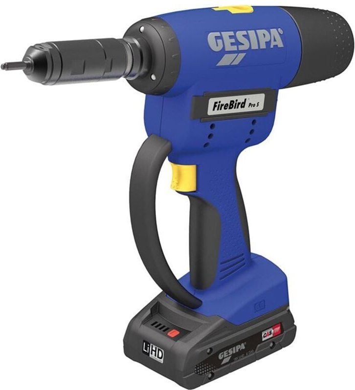 FP - Akku-BlindnietmuttergerätFireBird Pro s Gold lboxxgesipa