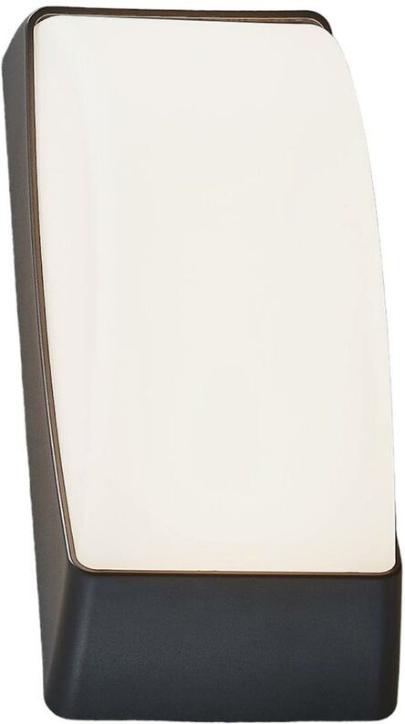 LED-Außenwandlampe Alexey, IP65, dunkelgrau